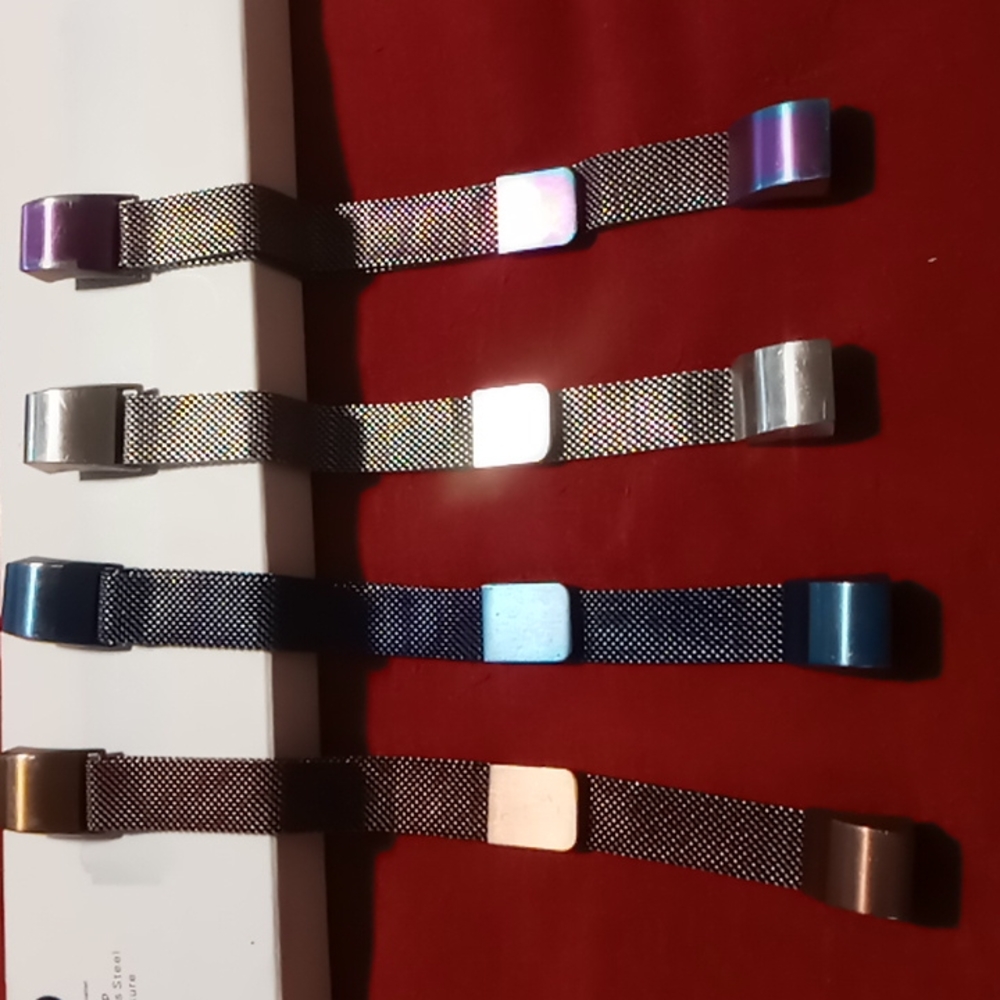 Fitbit alta Hr stainless steel magnetic closure band.